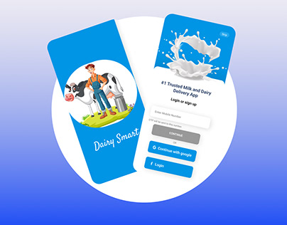 Dairy Smart UI App Design