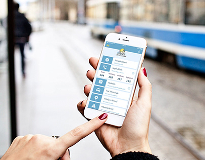 UX/UI design Békéscsaba város mobil applikáció