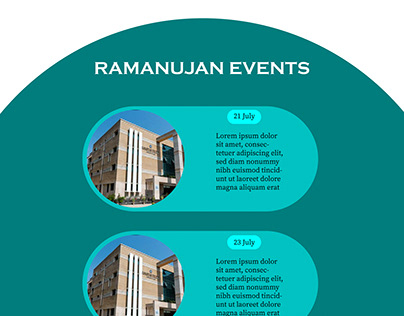 Redesign Website of Ramanujan Collage University