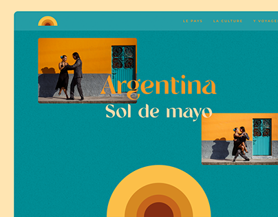 Argentina one page - UI Design