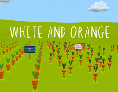 White and Orange