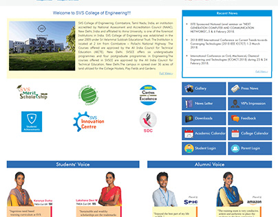 Educational Institutions Web Page