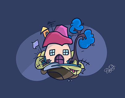 Wonder Homes Fantasy Illustration