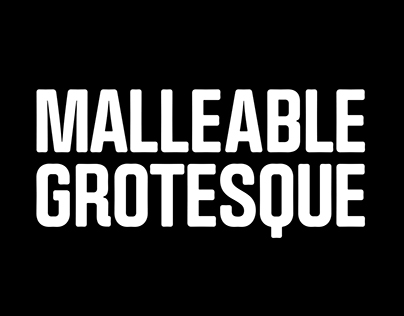 Malleable Grotesque - Font Family