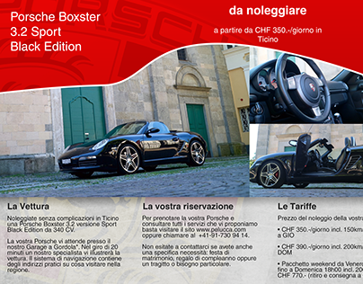 Porsche Boxster Postcard for peclucca
