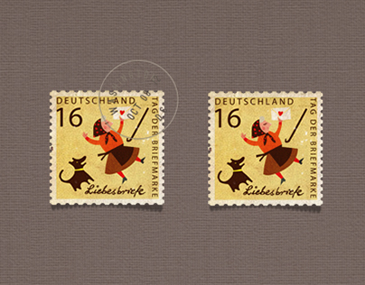 Loveletters – stamp design