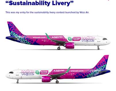 Wizz Air Airbus A321neo Sustainability Livery Contest