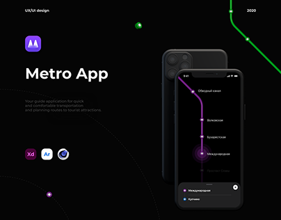 Metro App — Comfortable travel & AR experience