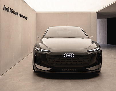Audi A6 Avant Etron-Milan Design week 2022
