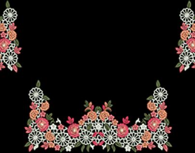 Designer Floral Embroidered Kurta