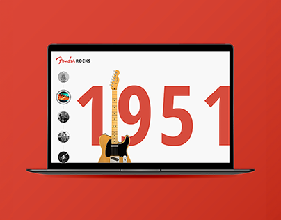 Fender Rocks - Interactive Timeline