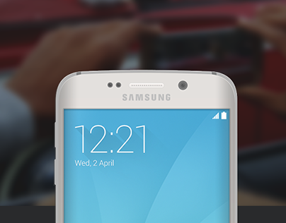 Galaxy S6 Edge Mockup - free psd