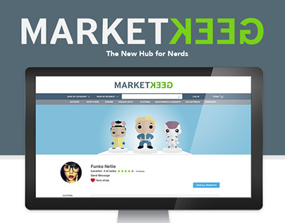 Thinkgeek Marketplace Website Design