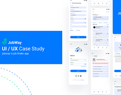 Jobway App - UX/UI Case study