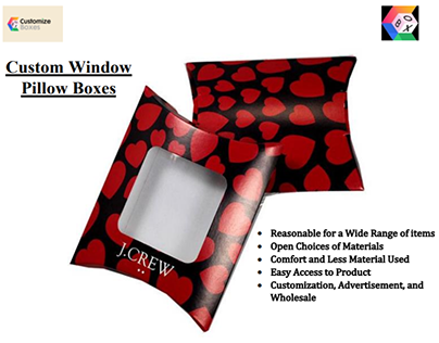 Custom Window Pillow Boxes