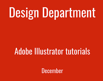 December Adobe Illustrator tutorials