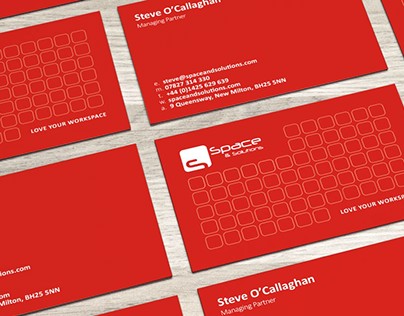 Brochure and stationery for Space and Solutions