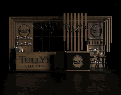 Tully's Coffee Booth Design