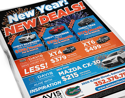 Newspaper Ads-Davis Chevrolet