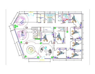 2D floor plan Clinics