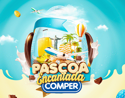 PÁSCOA COMPER | SELO 3D