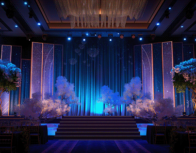 Blue Hues, Endless Dreams: Wedding theme