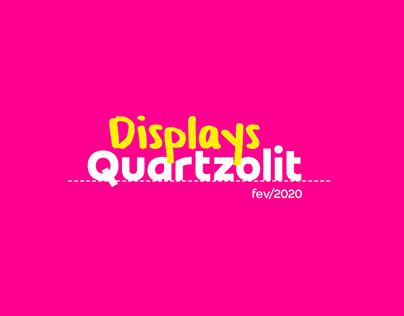 Displays Quartzolit - Campanha Linha Limpadores