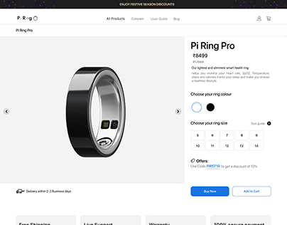 Pi Ring Pro Product page Redesign