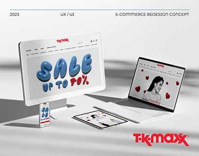 E-commerce website | Redesign | TK Maxx