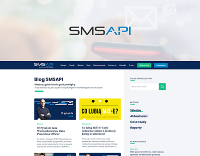 SMSAPI Blog Redesign