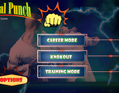 UI for street fighter andoid game