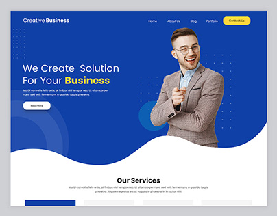 Download Free Creative Business Website Design Uidriver