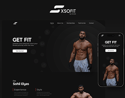 XSOFIT | Fitness Personal Trainer Landing Page