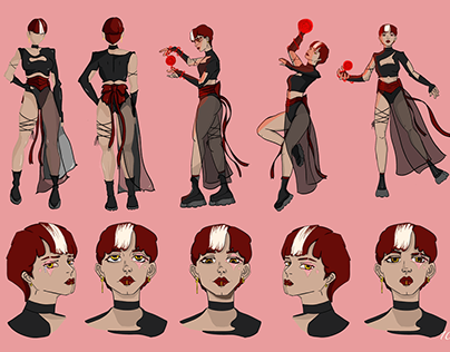 Character design Sorceress