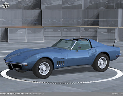 1968 Chevrolet Corvette Stingray, Le Mans Blue