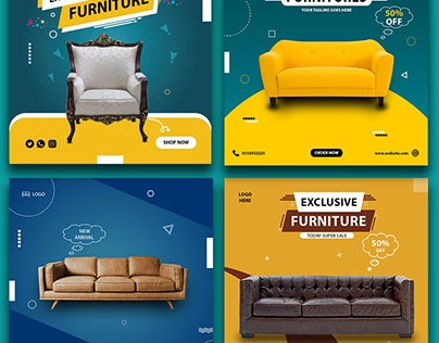 Social media furniture Advertisings