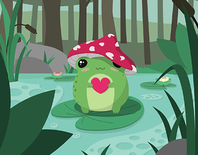 Онлайн-открытка на День лягушек