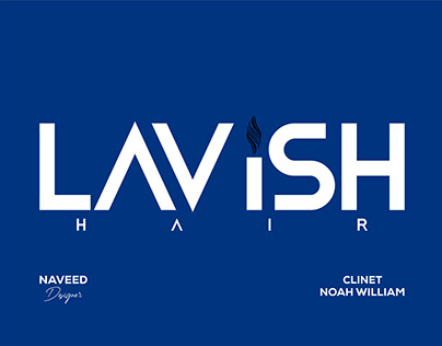 " Lavish Hair '' Salon Logo & Visual Brand Identity