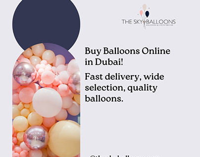 Celebrate with Ease: Buy Balloons Online in Dubai!