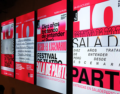 Festival de Teatro Sala de parto 2023 - Visual Identity