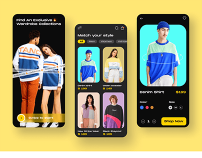 Clothing eCommerce App Design