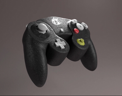 GameCube Controller 3D Model
