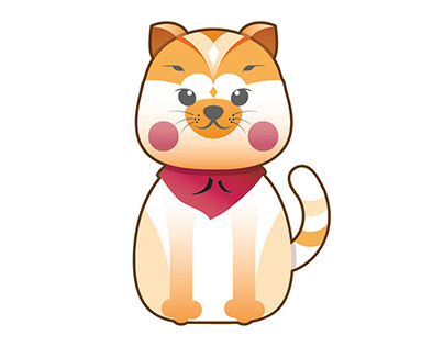 Hachiko dog illustration