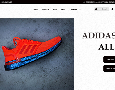 Home page Adidas Perfomance