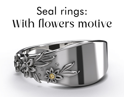 Seal Rings: Flower motive