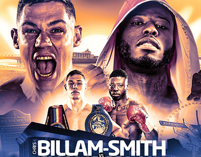 BILLAM-SMITH VS CHAMBERLAIN - Boxxer Fight Poster