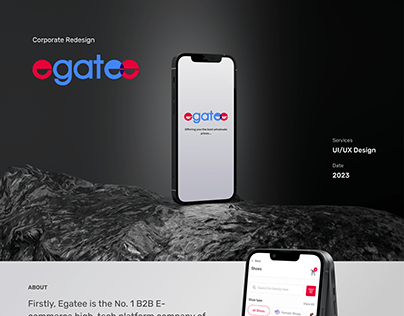Egatee product page redesign