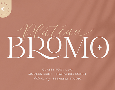Bromo Plateau Font Duo