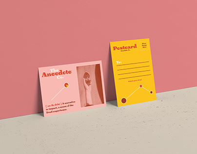 Branding Collaterals for The Anecdote Co.