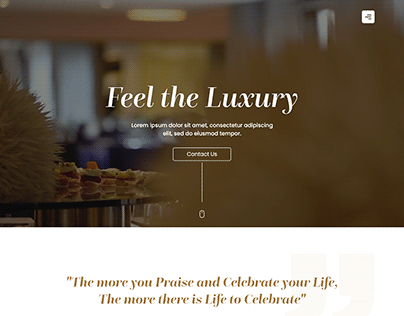 Banquet Hall Website Design